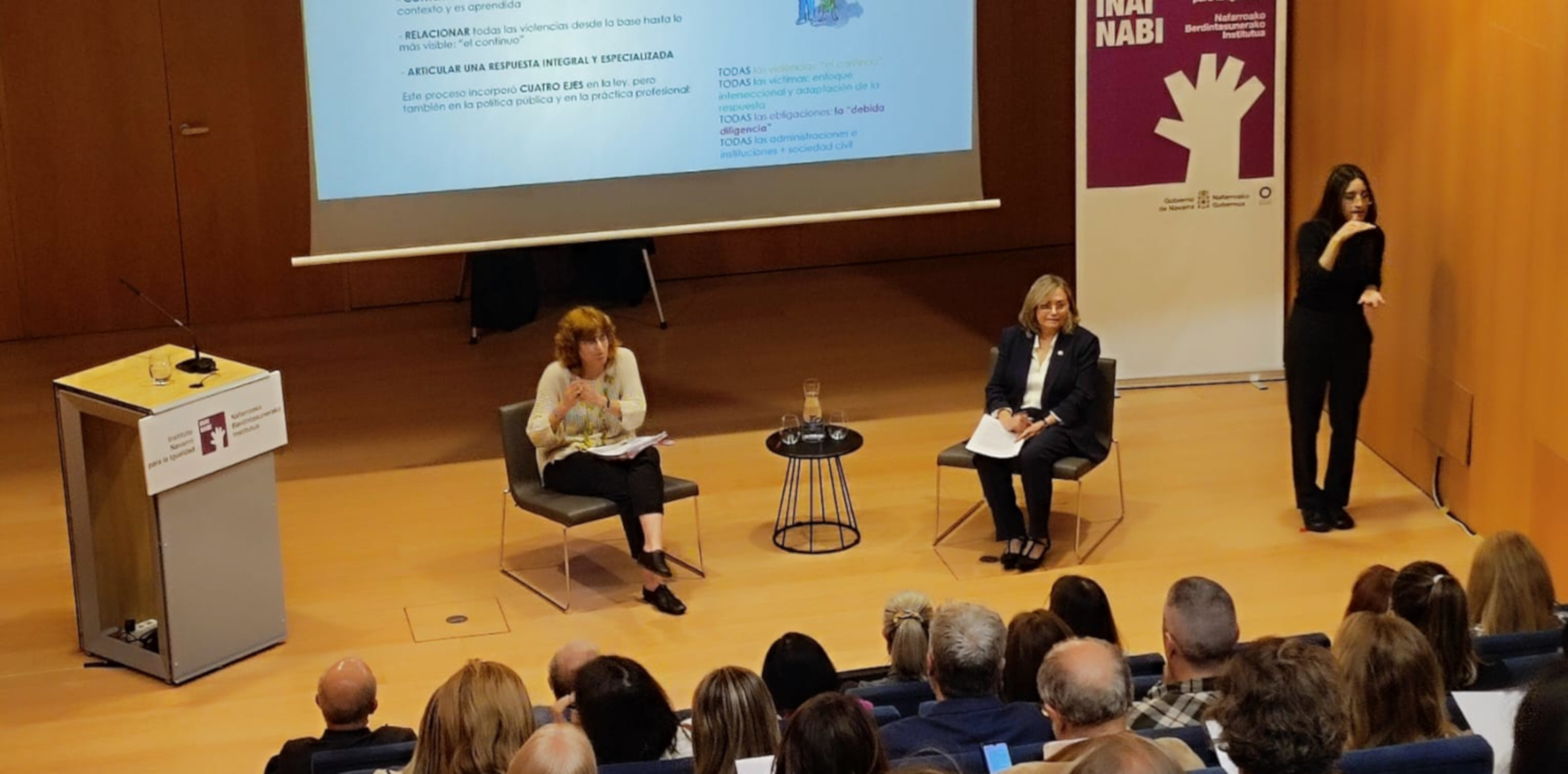 El Observatorio organiza en Pamplona las jornadas Justicia con Perspectiva de Género, en colaboración con el Instituto Navarro para la Igualdad 